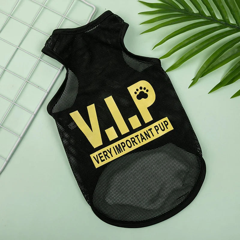 Fashion Cat Clothes Pet Dog Clothes for Small Dogs Chihuahua French Bulldog Summer Vest T Shirt Super Cool Lovely Puppy Clothing