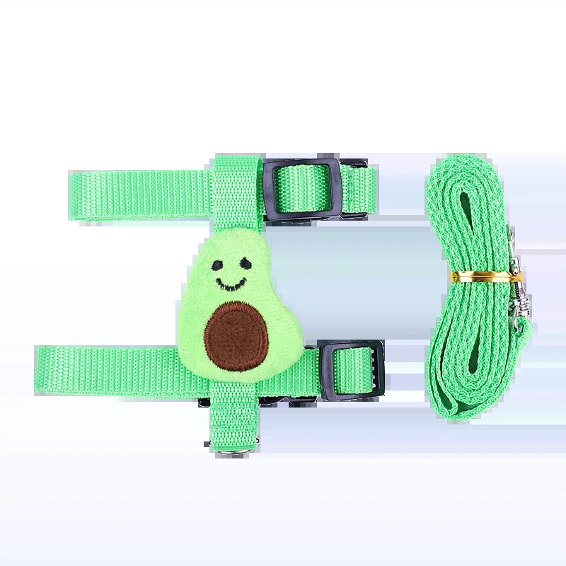 Walking Bunny Guinea Pig Harness for Small Animals Cute Pet Rabbit Harnesses and Leash Set Chinchilla Pigs Mascotas Accessories