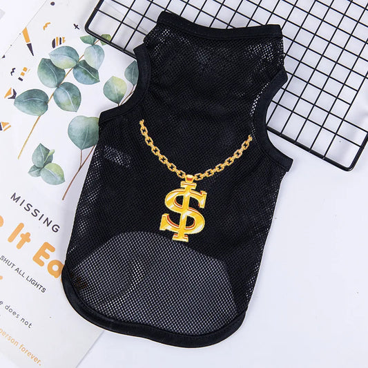 Fashion Cat Clothes Pet Dog Clothes for Small Dogs Chihuahua French Bulldog Summer Vest T Shirt Super Cool Lovely Puppy Clothing