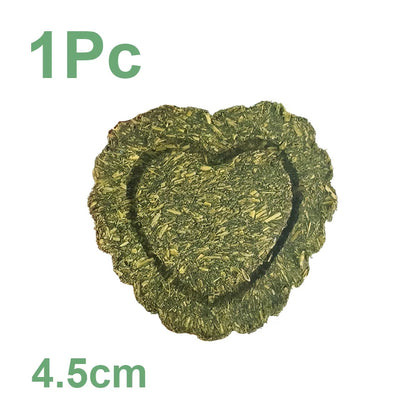 Rabbit Chew Toy Organic Natural Apple Wood Grass Pet Bunny Rabbit Toys for Chinchilla Guinea Pigs Hamster Utensils Accessories