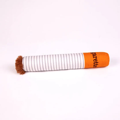 Dogs Cigarette Teeth Grinding Toys with Squeaking Sound,Funny Squeaky Cigar Plush Toy for Pet Chewing,Teething,Grinding,Training