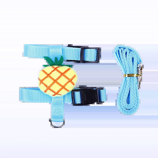 Walking Bunny Guinea Pig Harness for Small Animals Cute Pet Rabbit Harnesses and Leash Set Chinchilla Pigs Mascotas Accessories
