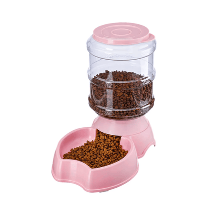 3.8 L Automatic Pet Feeder Dog Cat Drinking Bowl Large Capacity Water Food Holder Dispenser Detachable Feeding Fountain BPA Free