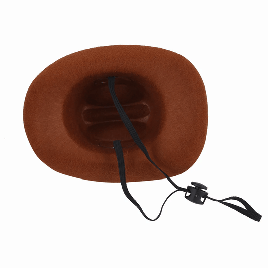 2024 New Dog Cowboy Hat Dogs Cat Outdoor Hats Adjustable Caps Fashion for Small Medium Dogs Cats Headwear Pet Accessories
