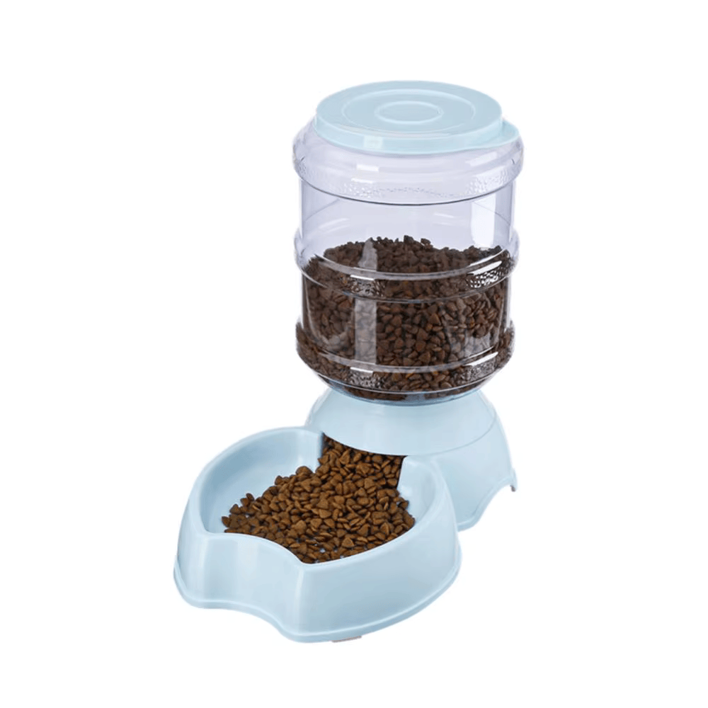 3.8 L Automatic Pet Feeder Dog Cat Drinking Bowl Large Capacity Water Food Holder Dispenser Detachable Feeding Fountain BPA Free