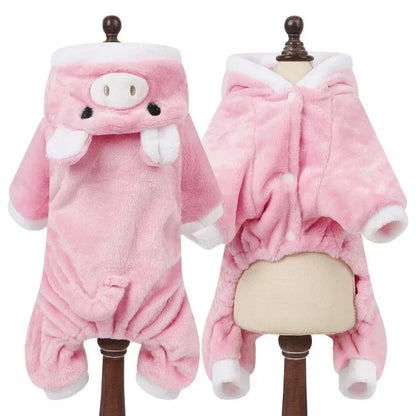 Thickened Warm Dog Clothes Pet Clothes for Small Medium Dogs Chihuahua Teddy Puppy Cat Dinosaur Outfit Pet Dog Hoodies