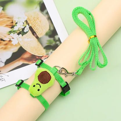 Walking Bunny Guinea Pig Harness for Small Animals Cute Pet Rabbit Harnesses and Leash Set Chinchilla Pigs Mascotas Accessories
