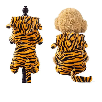 Thickened Warm Dog Clothes Pet Clothes for Small Medium Dogs Chihuahua Teddy Puppy Cat Dinosaur Outfit Pet Dog Hoodies